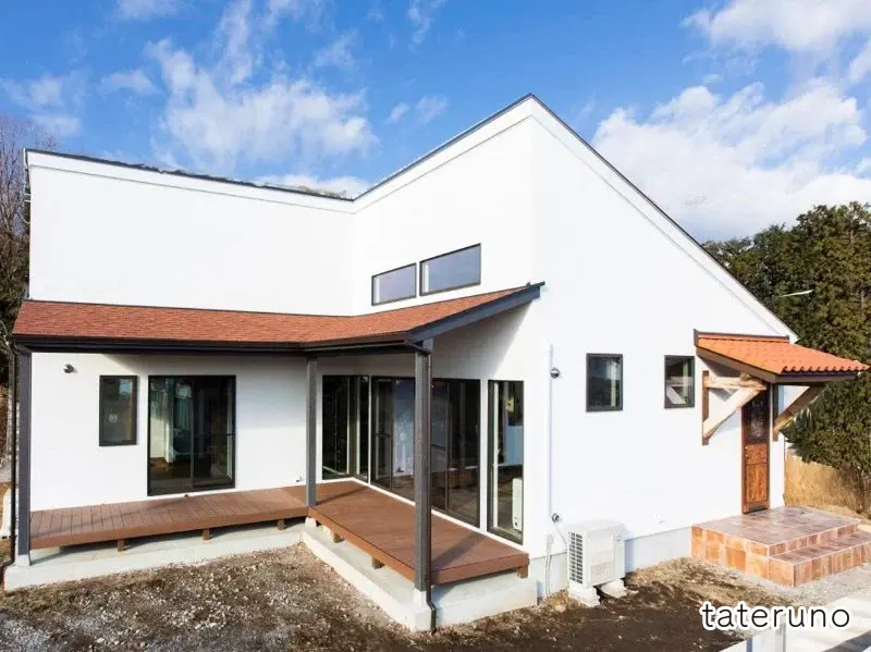 北欧住建の35坪の家の外観の写真