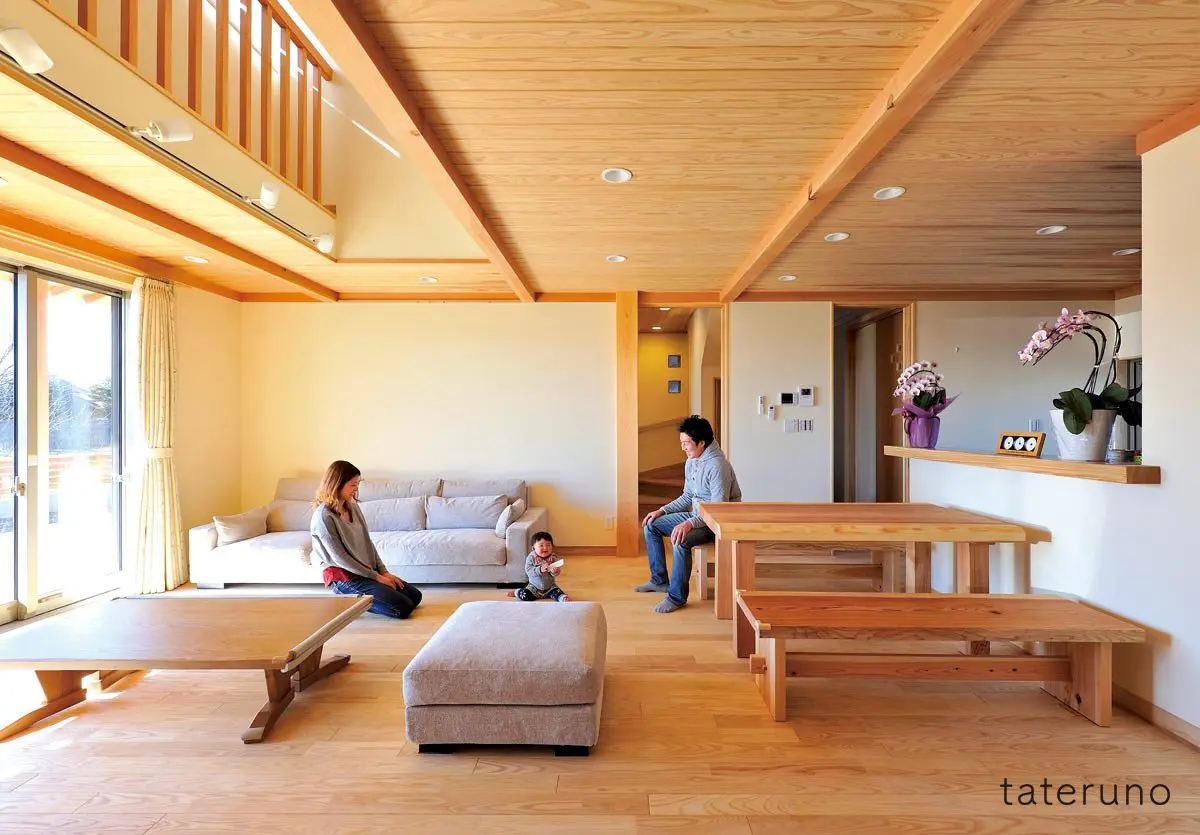 実例4_和モダン-リビング