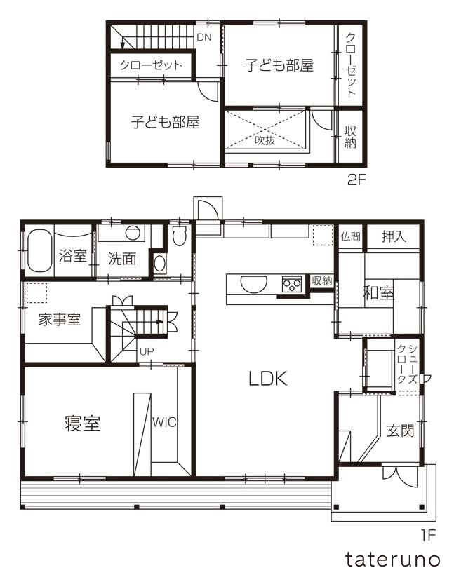 実例4_和モダン-間取り図