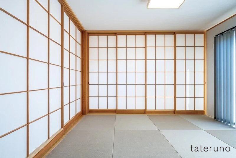 実例⑤家事エリアをぐるりと回遊できる動線-和室