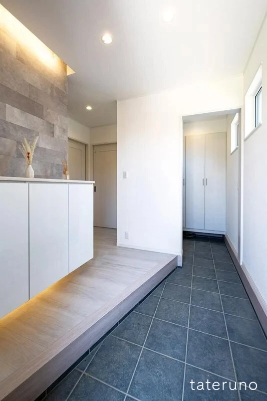 実例③動線・間取りにこだわった住まい-土間収納