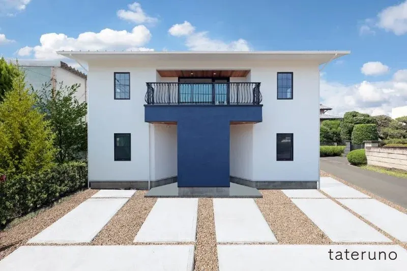 実例④回遊的な動線が家族をつなぐ2階リビングの家-外観